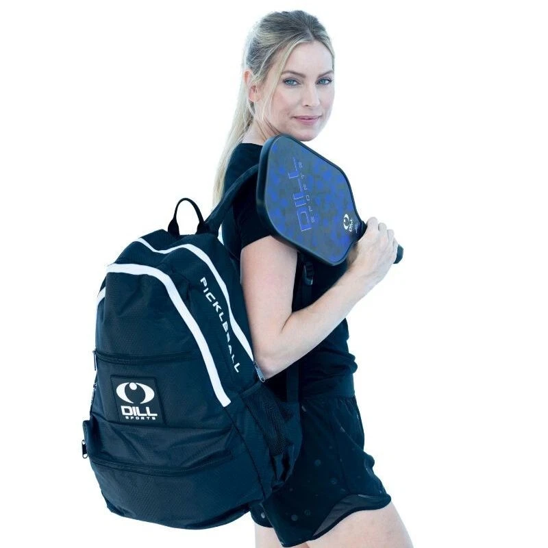 Pickleball Bag - Backpack with White Accents for Men and Women