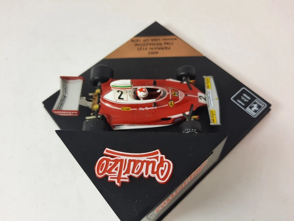 Quartzo Vitesse Ferrari 312T #2 Clay Regazzoni winner GP USA West 1976 1/43 4053 - Immagine 2 di 4