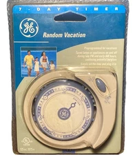 GE Random Vacation 7 Day Timer GE5111N-71D Security System Plug In - NEW NOS