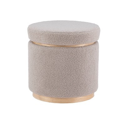 Пуфик для хранения Blanche Серый - Линон 13390₽