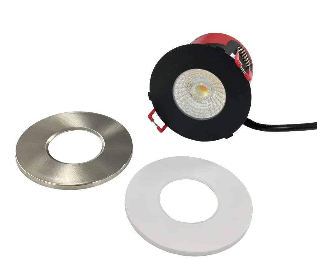 Downlight White Dimmable LED 7w Colour Switch 2700K 3000K 4000K 6500K + Brush
