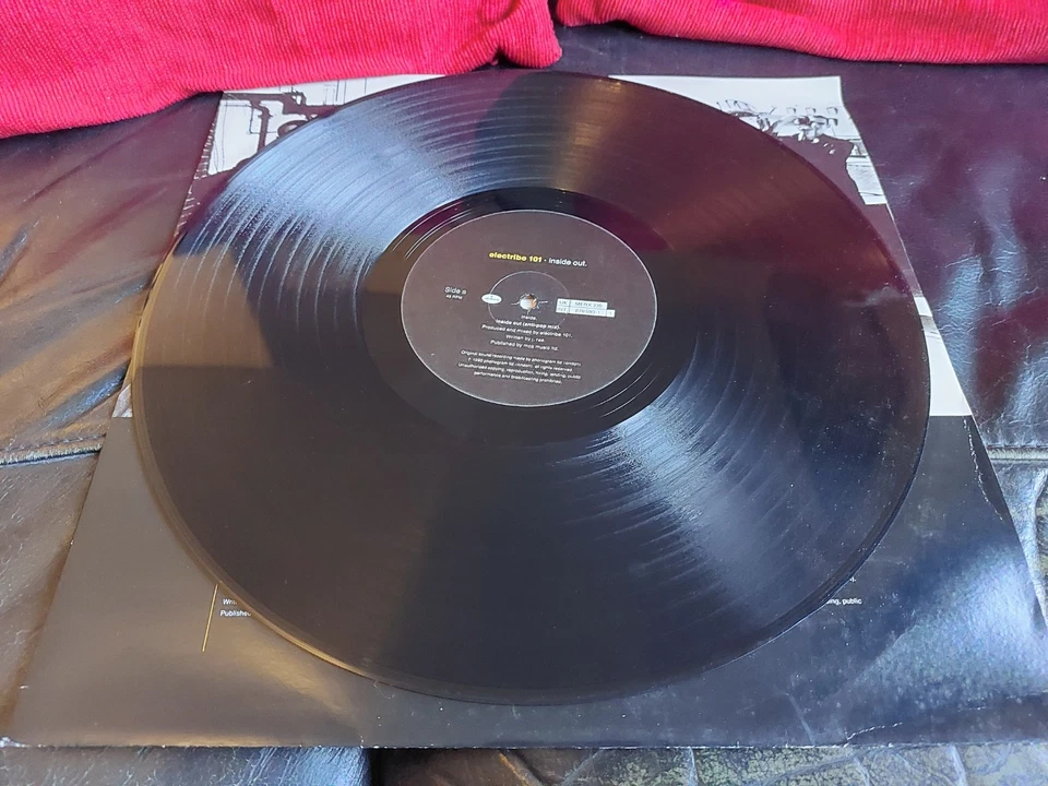 Electribe 101 – Inside Out Vinyl 12" Deep House Single 45rpm 1990 Foto 3 de 4