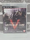 New ListingArmored Core: Verdict Day - Sony PlayStation 3 sans manuel