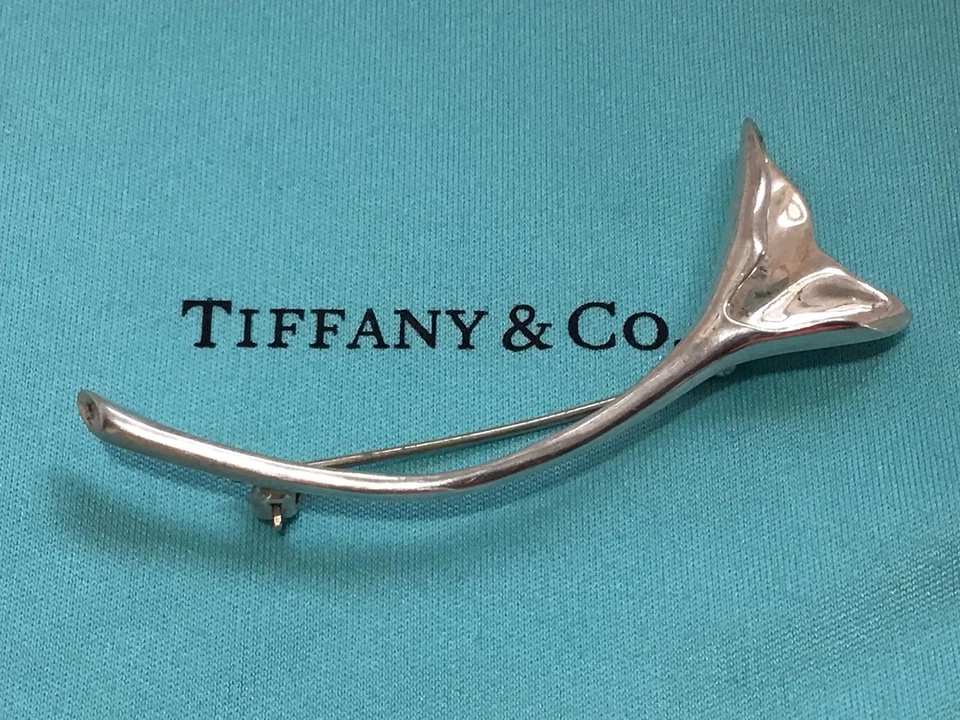 Broche TIFFANY & Co. prata esterlina 0,925 CALLA LILY - Imagem 3 de 4