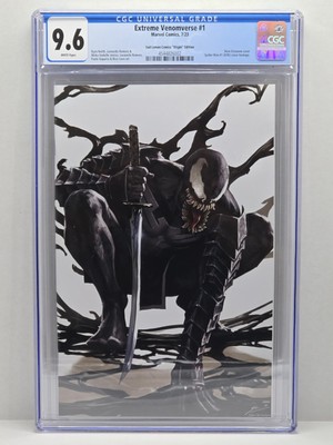 EXTREME VENOMVERSE #1 CGC 9.6 SKAN MCM LONDON CON VIRGIN VARIANT SPIDER-MAN #1