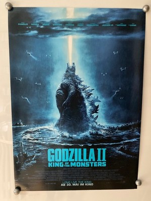 Filmposter * Kinoplakat * A1 * Godzilla II (2) - King of the Monsters * gerollt