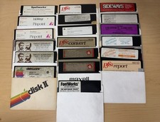 Vintage Apple II Office  Utility Software 5.25" Floppy Disk Lot
