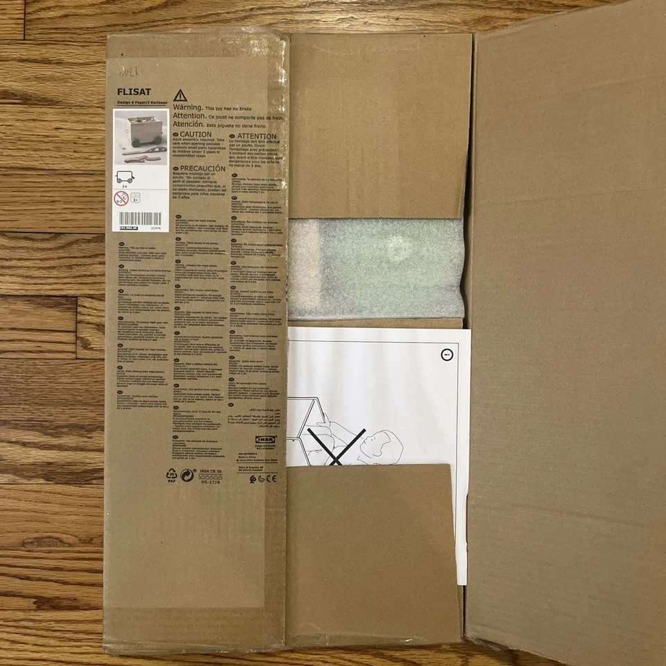 Almacenamiento de juguetes con ruedas IKEA FLISAT 102.984.20 21576 - NUEVO Foto 3 de 3