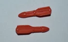 VINTAGE G.I. JOE BUZZBOAR MISSLE ROCKET SET OF 2 (J)