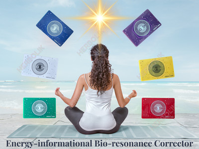 BIOSKY Energy Card EMF Shield   Crystal for Protection, Water & Chakra Balancing