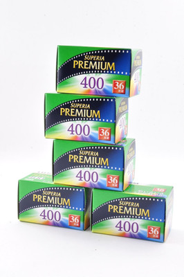 Fujifilm Fujicolor Superia 135 Premium 400 5rolls 35mm Film 36Exp #26153-1