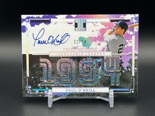 2025 Impeccable Impeccable Leaders Signatures PAUL O’NEILL Auto /94 #ILS-PO NYY