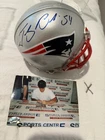 Tedy Bruschi Autographed/Signed New England Patriots Speed Mini Helmet with coa