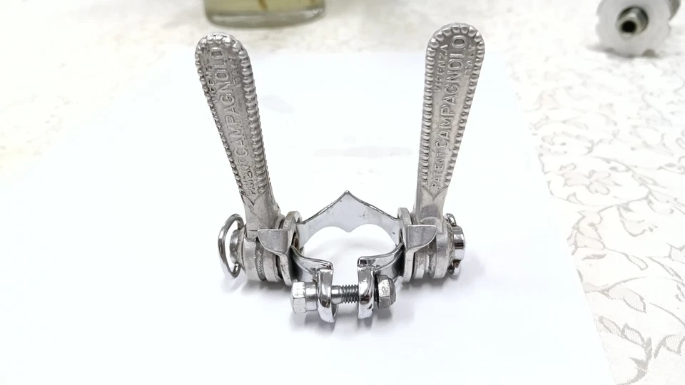 Campagnolo Downtube Shifters Super Record Clamp On - Image 2 of 4