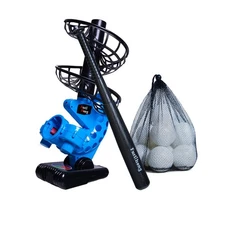 380BH Baseball Pitching Machine, Battery Powered, Angle Adjustable, Comes wit...