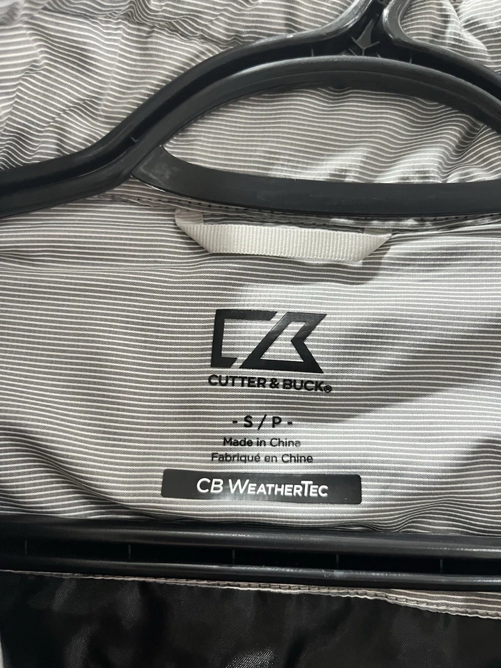 Cutter & Buck Jacket Mens Small Gray Bandon Dunes Golf Hamilton Thermal Hybric - Image 3 of 4