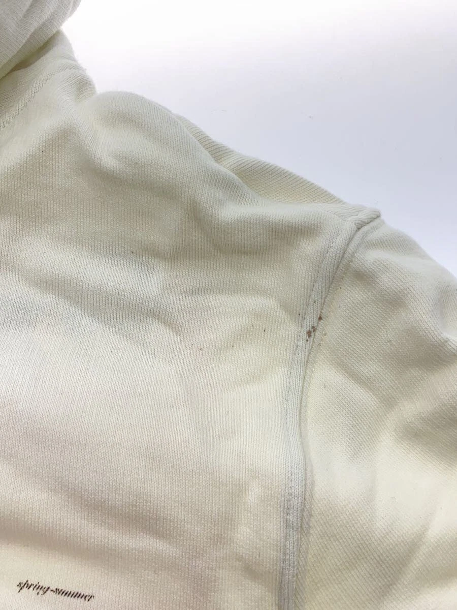 OFF WHITE OMBB034R19003015 FELPA CON CAPPUCCIO STENCIL DIAG 19SS XS COTONE bianca usata