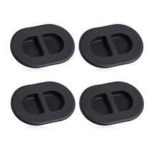 Black 4Pcs Floor Drain Plug for Jeep Gladiator Wrangler 68194821AA