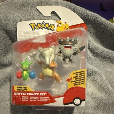 Pokemon Battle Ready Figure set Roselia Marowak & Perrserker 3 Pack new 2025
