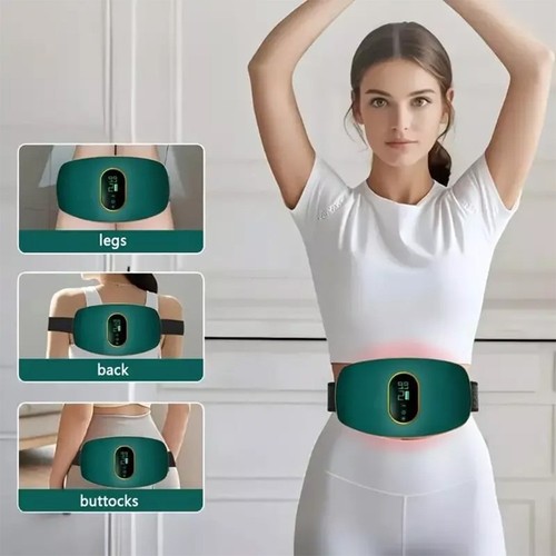 Máquina adelgazante eléctrica para quemar grasa pérdida de peso vientre cuerpo cinturón de masaje delgado AU - Imagen 6 de 12
