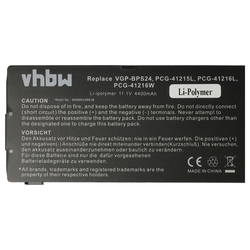 Batteria per Sony Vaio VPC-SA4W9E VPC-SA4S1C CN1 VPC-SA Series 4400mAh 11,1V - Foto 5 di 9