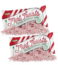 Atkinson's Mint Twists Crushed Peppermint Crunch Baking Candy 8 Oz. (2 Bags)
