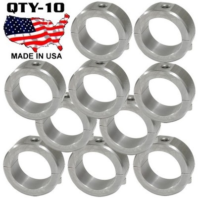 10 Universal 1'' Steel Bar Clamps 2 Bolt Cage Roll Bar Fabrication w .375  Thread