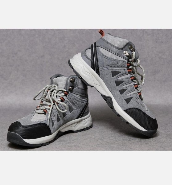 Women Walkx Outdoor Boots Grey Suede 38