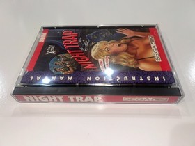 Night Trap (SEGA CD, 1992) CIB Complete in Brand New Case w Manual (Pls Read) NM