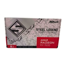 ASRock AMD Radeon RX 7600 Steel Legend OC Edition 8GB GDDR6 Graphics Card