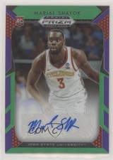 2019 Panini Prizm Draft Picks Purple & Green 71/149 Marial Shayok #54 Auto 2g6