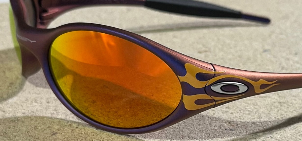 OAKLEY BRAIN DEAD EYE JACKET MOONSCAPE BRAIN DEAD FLAMES PRIZM