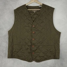 C.P. Company Vest Mens 54 Quilted Button Up Liner Lightweight Outdoor Layer