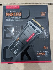 WD_BLACK SN8100 4TB NVMe SSD w/ Heatsink PCIe...