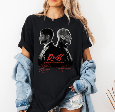 Raymond Brown R&B Tour  Comfort Colors Shirt, Chris Brown Usher Tour Graphic tee