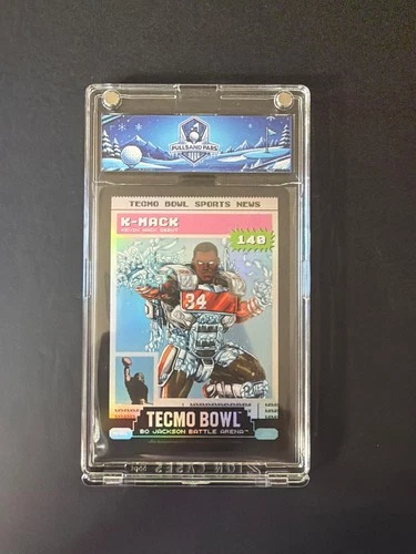 K-Mack Kevin Mack Tecmo Bowl Bo Jackson Battle Arena News 140 Ice N461 2026 Foil