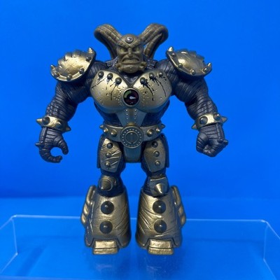 Monster Jam Max D Maximus Mech Warrior Action Figure Gold Grey Spiked Armor