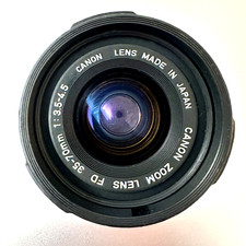 Canon Zoom Lens FD 35-70mm 1:3.5-4.5 per parti di ricambio spedizione inclusa