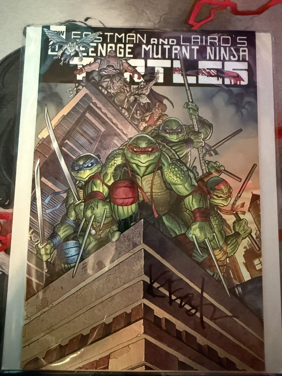 ✨Signed Teenage Mutant Ninja Turtles (TMNT) #1  Reprint Signed by Kevin Eastman✨
