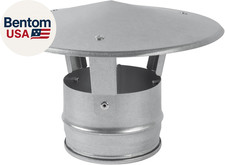 4 Inch Roof Vent Cap - Galvanized Steel Chimney Cap for round Exhaust Duct - Roo