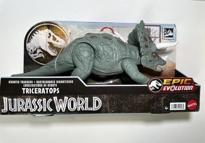 Jurassic World Triceratops Gigantic Tracker Epic Evolution Dinosaur Green