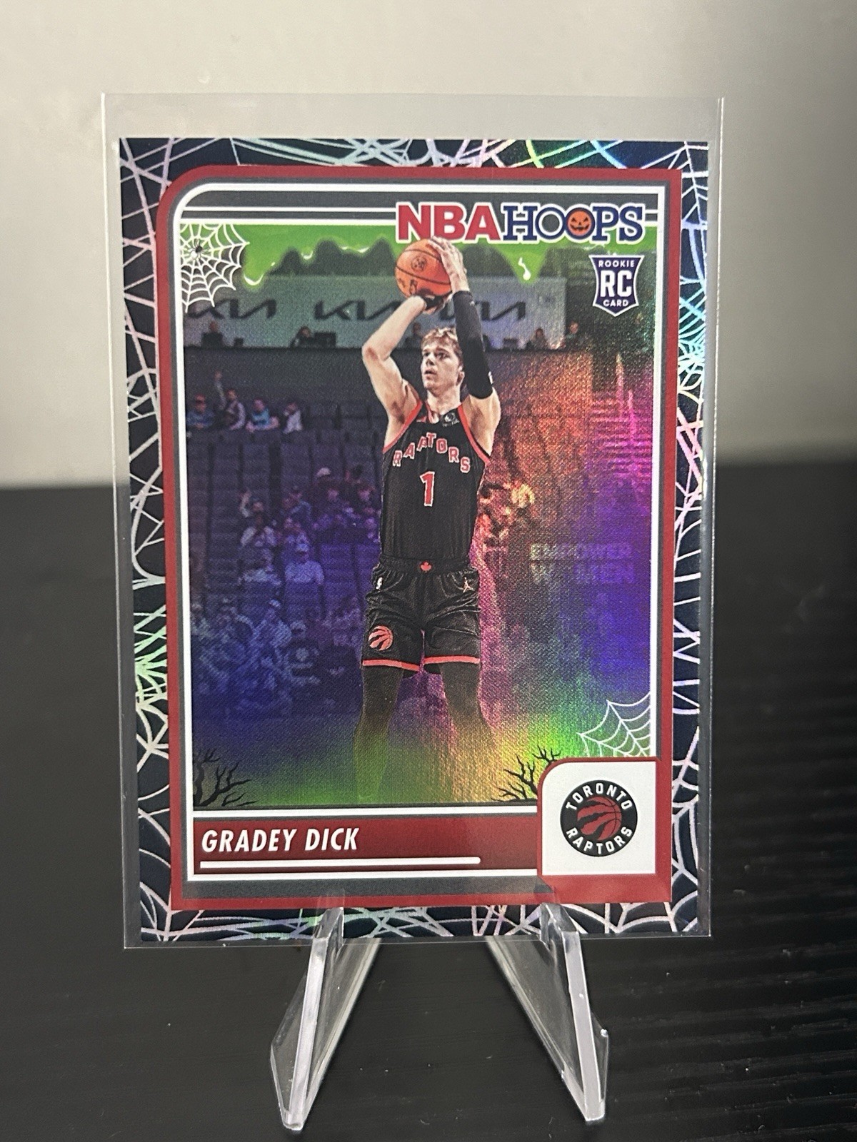 2023-24 Panini Haunted Hoops Gradey Dick #251 RC Rookie Spider Web Holo SSP