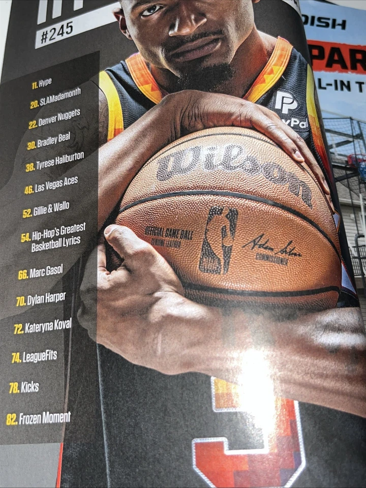 SLAM Magazine August/September 2023 NBA DENVER NUGGETS NIKOLA JOKIC Newsstand! - Image 4 of 4