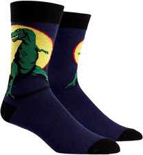 , Men'S Crew, Dinosaur Socks