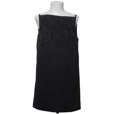 H&M Edition, Kleid, Größe: S, model: edition, Schwarz, Polyester, Einfarbig #UPY
