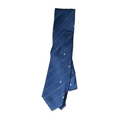 Rare Emilio Pucci Vintage Silk Tie Blue Exc