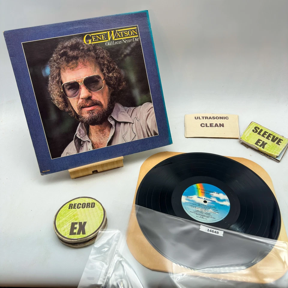 Gene Watson- Old Loves Never Die EX/EX Ultrasonic Clean 1981 - Image 2 of 3