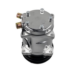 Ac Air Conditioning Compressor For Sanden 508 Style 2-groove Chrome W Clutch