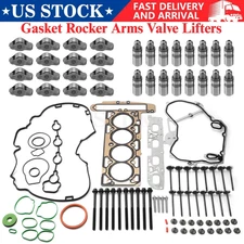 Rocker Arm Valve Lifters Kit & Head Gasket For Chevy Equinox GMC Terrain 2.4L L4