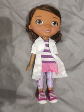 Disney Doc McStuffins 11 in Play Doll Curly Brown Hair, Removable Outfit Talks